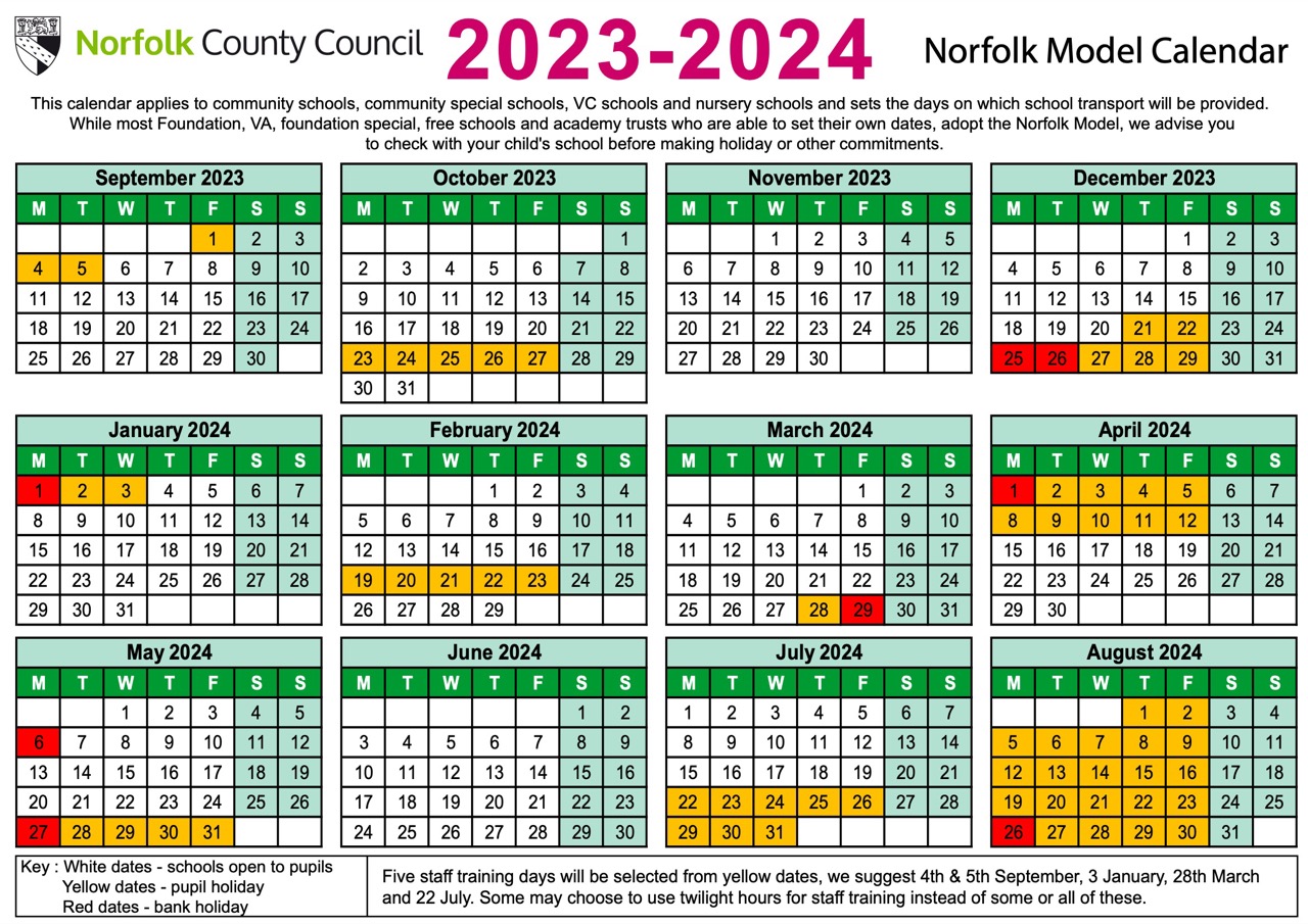 Term & Diary Dates – St. John's Community Primary School & Nursery