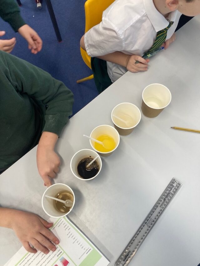 year 2 science materials experiments